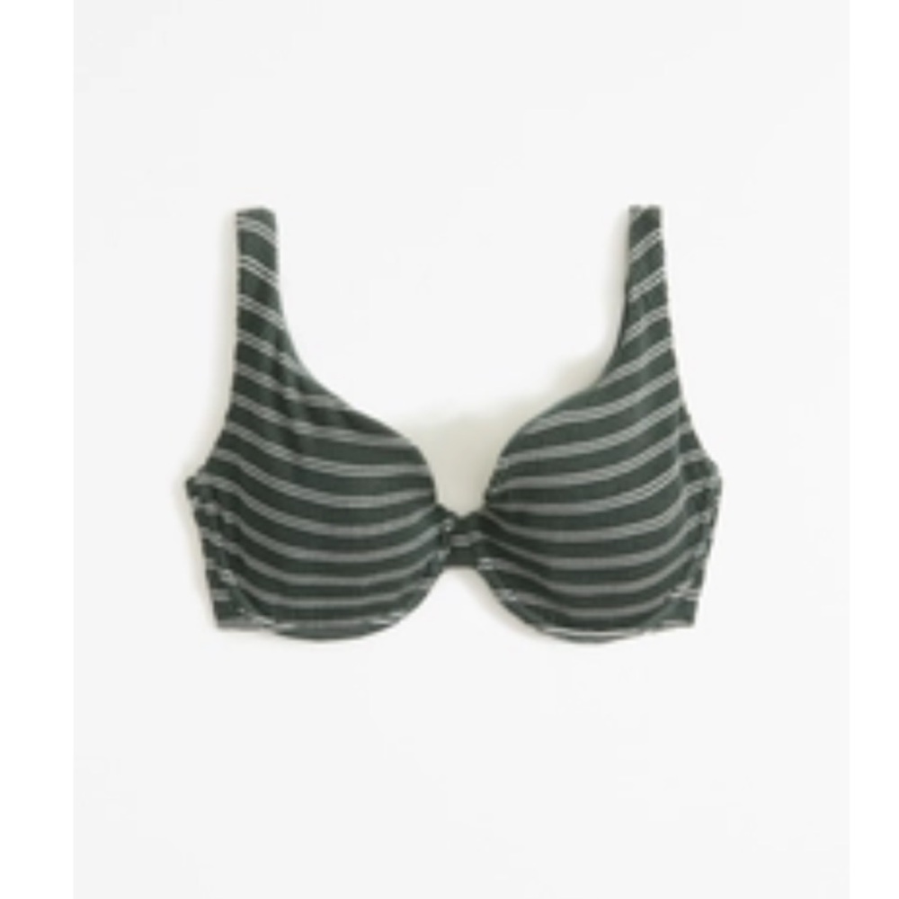 Abercrombie and Fitch Curve Love High Apex Underwire Bikini Top and Bottom